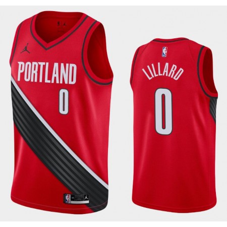Herren NBA Portland Trail Blazers Trikot Damian Lillard 0 Jordan Brand 2020-2021 Statement Edition Swingman